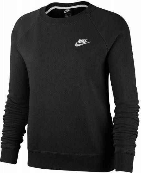 Nike Sportswear Essential Fleecetop met ronde hals voor dames Black Dames online kopen