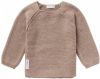 Noppies baby longsleeve Pino van biologisch katoen taupe melange online kopen