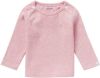 Noppies baby ribgebreide longsleeve Natal met biologisch katoen lichtroze online kopen