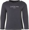 Noppies baby basic longsleeve Hester met biologisch katoen donkergrijs online kopen