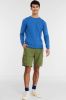 PME Legend fijngebreide pullover met textuur 5075 strong blue online kopen