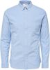 SELECTED HOMME regular fit overhemd SLHREGRICK OX met biologisch katoen lichtblauw online kopen