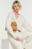 Summum Woman Fijngebreide trui in wolblend met stippenprint online kopen