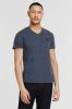Superdry T shirts Organic Cotton Essential Logo V Neck T Shirt navy online kopen