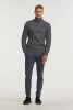 Superdry gemêleerde grofgebreide trui JACOB HENLEY thu concrete twist online kopen