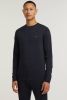 Tommy Hilfiger Regular Fit Trui ronde halsnachtblauw, Effen online kopen