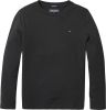 Tommy Hilfiger ! Jongens Shirt Korte Mouw Maat 164 Zwart Katoen online kopen