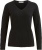 Vila Viril L/S V Neck Knit TOP , Zwart, Dames online kopen