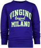VINGINO ! Jongens Sweater Maat 128 Blauw Katoen/elasthan online kopen